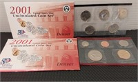 2001 P and D uncirculated mint sets