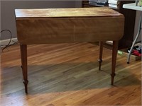 Antique Single Drawer Drop Leave Table