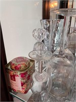 Crystal Glass and Stemware Lot