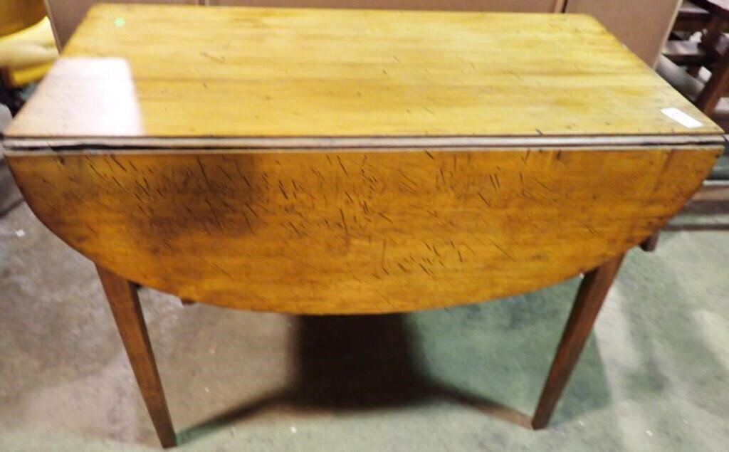 RUSTIC DROP LEAF TABLE 36x29