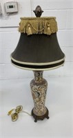 33" Tall Ornate Table Lamp