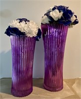 Vases with Artificial Flowers