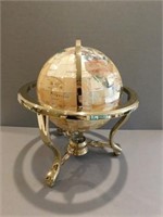 Splendid Globe with semi-precious stones
