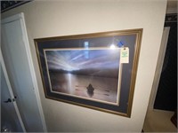 Framed Wall Art 42-1/2" x 31-1/2" Row Boat