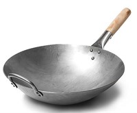 Craft Wok Traditional Hand Hammered Carbon Steel P