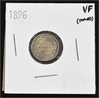 1896 CAD .05c Silver Coin