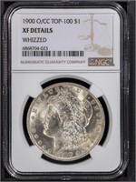 1900-O/CC $1 Morgan Dollar NGC XF Det Top-100 Var