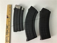 Lot of 3 magazines for 7.62X39 see photos, one