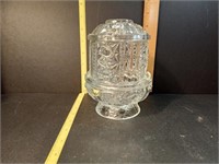 Indiana Glass Clear Crystal Fairy Lamp