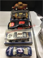 5 NASCAR collectible cars