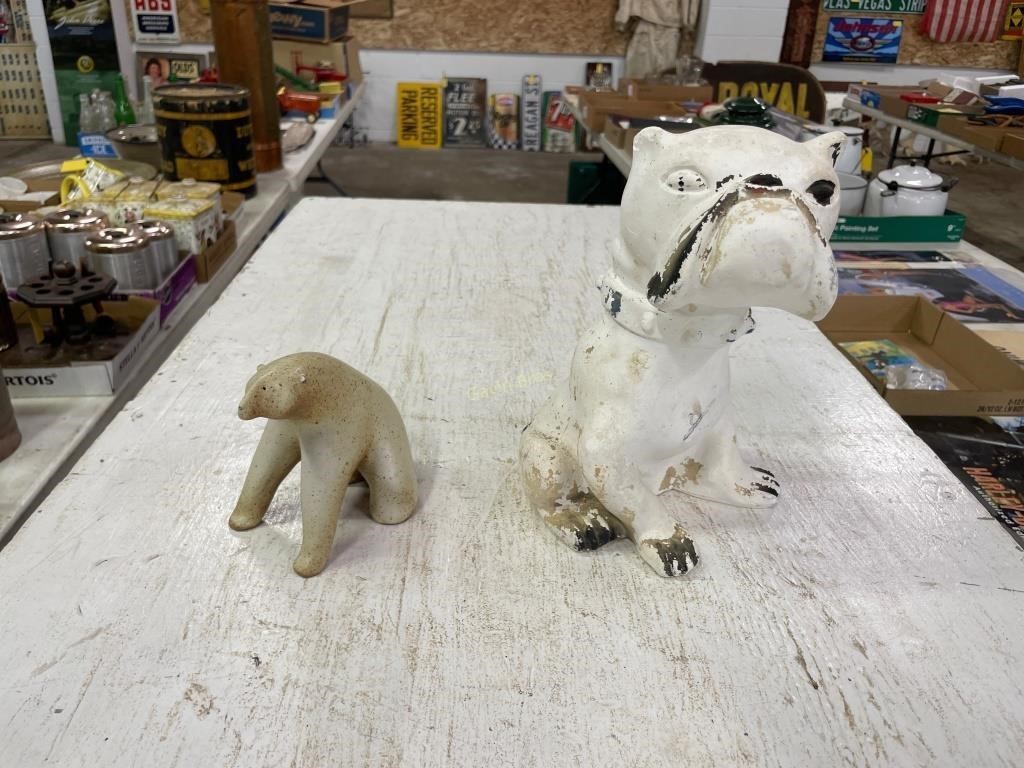 Polar Bear and Dog Figures