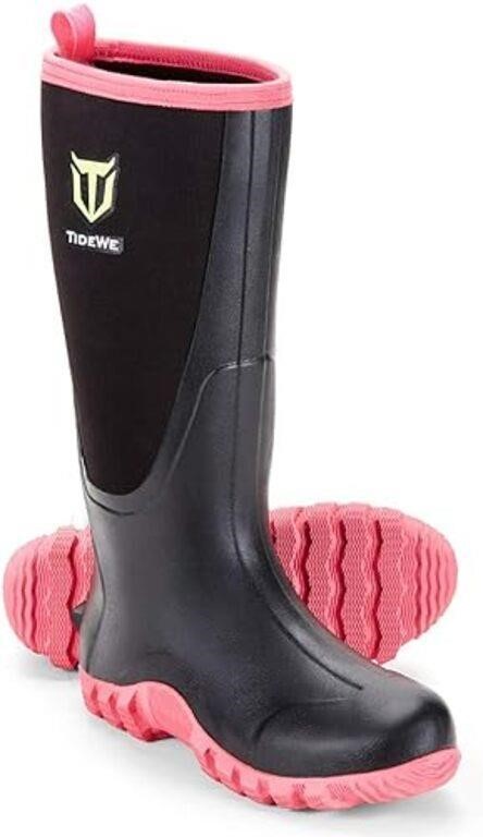 RETAIL $104 TIDEWE Rubber Boots for Women