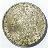 1880 MORGAN DOLLAR AU
