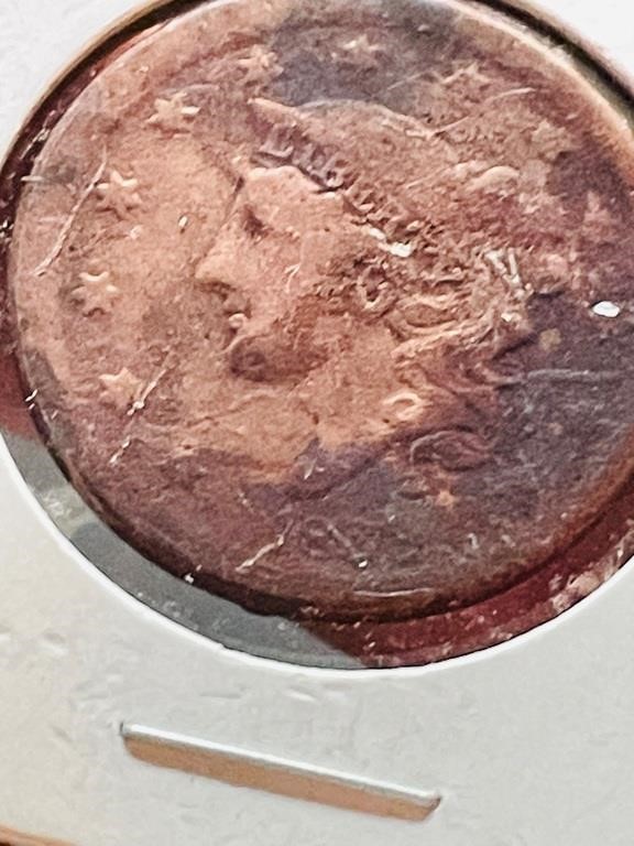 1839 US Large Copper Cent