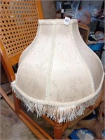 Victorian Style Ivory Color Lamp Shade w/ Silk