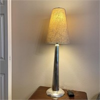 Modern Glass Base Lamp