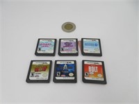 6 jeux pour Nintendo DS