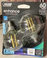 Feit Electric 60W LED Bulbs G16.5/E12