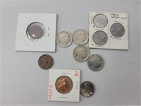 Zinc penny's, Buffalo Nickels Plus