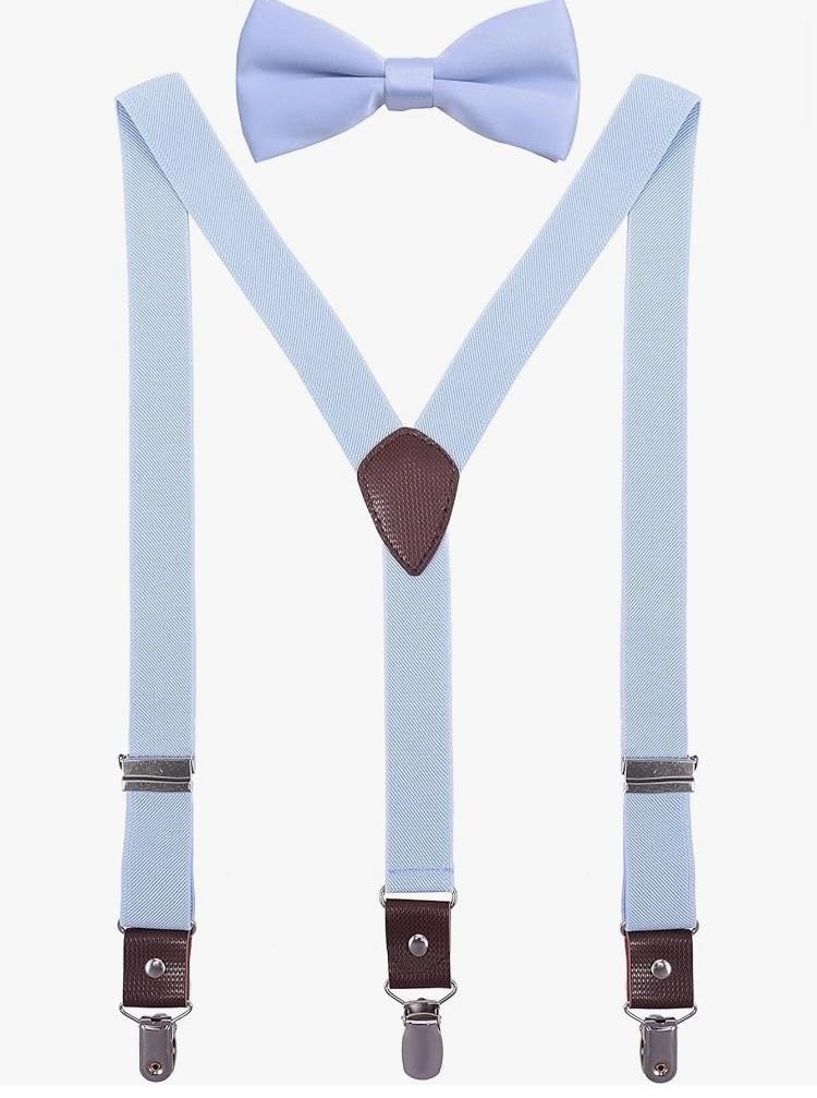 Boys Mens Suspenders and Bow Tie Set