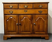Vintage 4-Drawer and 3 Cabinet Buffet