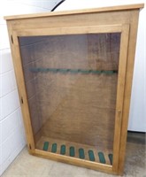 Homemade 8-Place Gun Storage Cabinet with Key