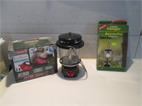 CAMPING LOT:  QUICKPUMP, LANTERN- NOT TESTED