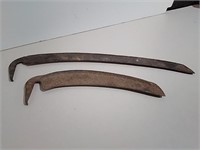 Two Scythe Blades Incl. 1 Stamped Austria