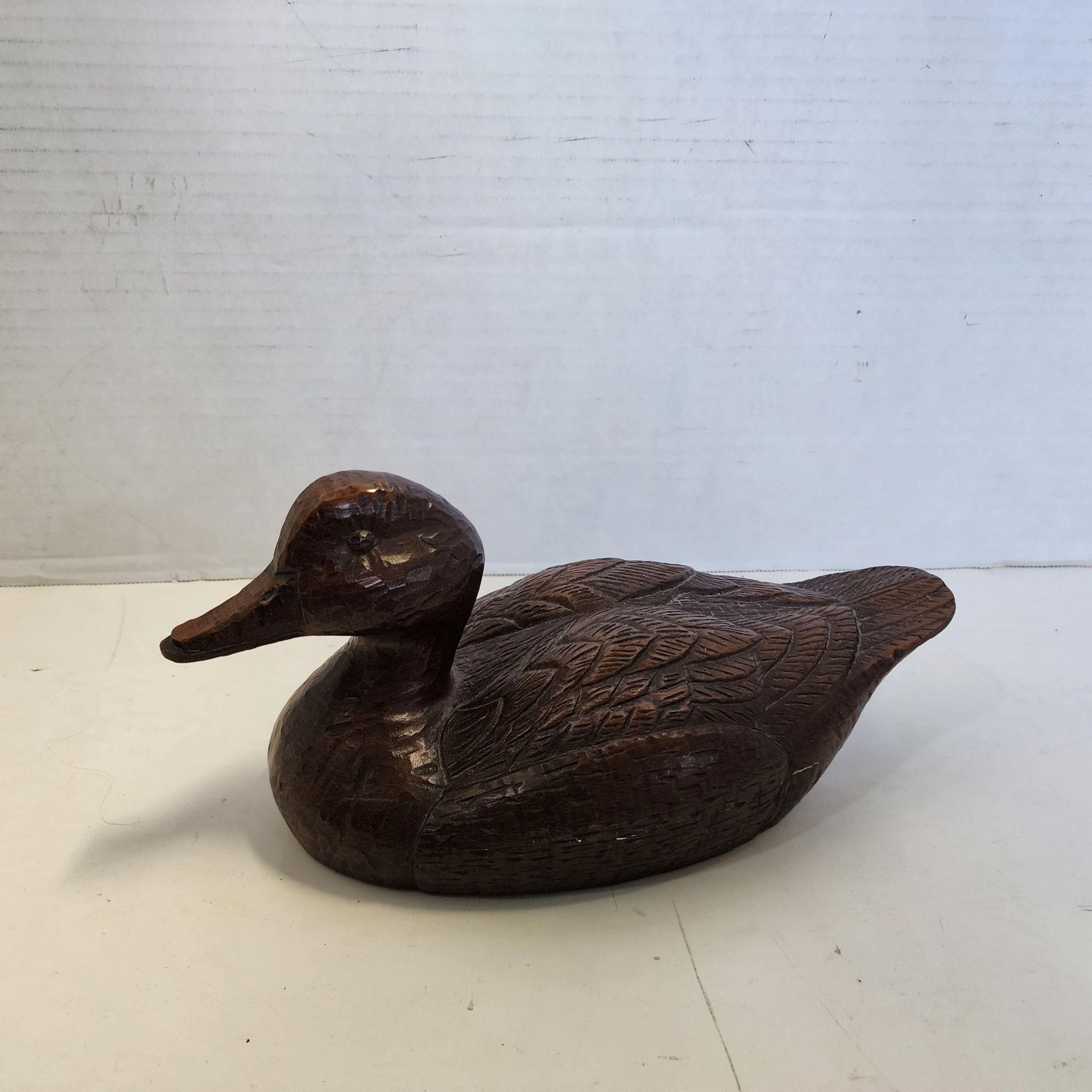 Vintage Wooden Duck