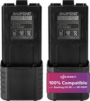 2pc Baofeng BL-5 3800mAh Extended Batteries