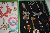 Costume Jewelry Necklaces, Bracelets, Pins