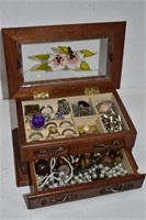 Jewelry Box Full of Costume Jewelry