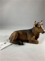 Cow figurine resin nativity