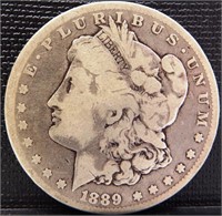 1889-CC Carson City Morgan Silver Dollar Coin