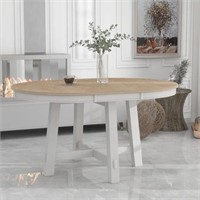 Gracie Oaks Expandable Oak Dining Table $1,129