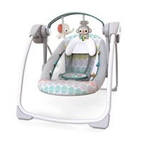 Bright Starts Portable Automatic 6-Speed Baby Swin