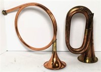 Copper Bugle & Horn