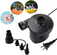 Electric Air Pump with 3 Nozzles, Portable