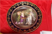 An Important Meissen Cobalt Blue Cabinet Plate