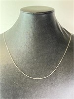 20" Sterling Box Chain 1.5 Grams