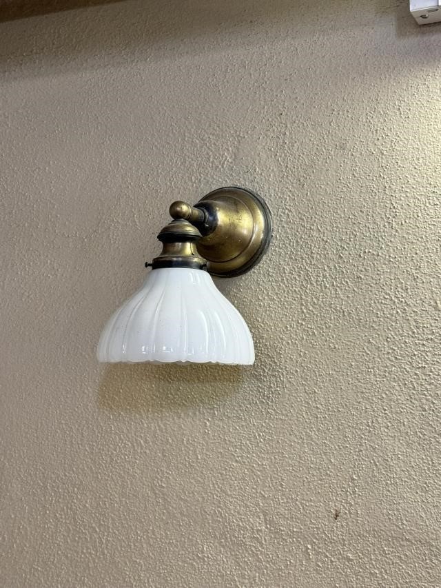 SET of 4 Brass Base Ceiling/Wall Lights