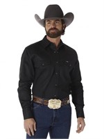 Wrangler Mens Cowboy Cut Firm Finish Long Sleeve W