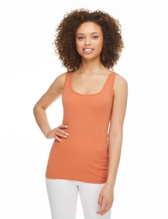 $10-SIZE L GEORGE WOMEN'S RIB TANK