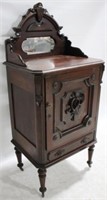 Fancy Carved Victorian Music Cabinet