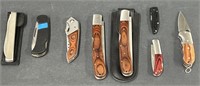 (E) Single And Dual Blade Pocket Knives