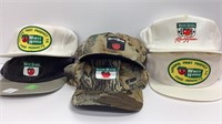 White House hats collection of 6, National Fruit