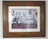 KATHRINE WATERS FRAMED AND MATTED PRINT