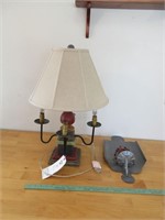 Lamp & Candle Sconce