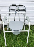 Potty chair and walker