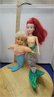 VINTAGE LITTLE MERMAID DOLL LOT UNTESTED AS FOUND
